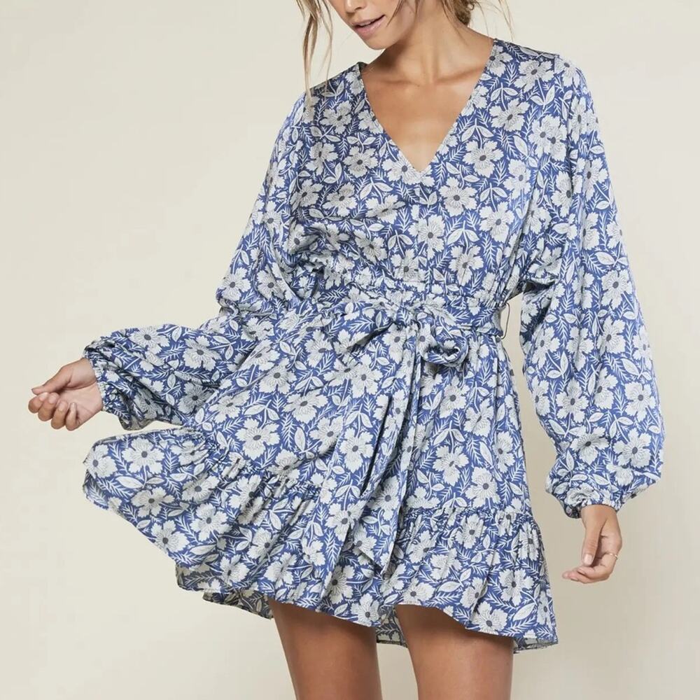 Outerknown Floral Mini Dress